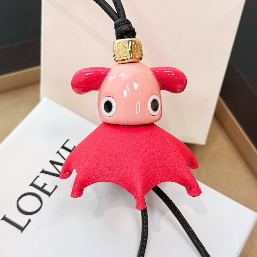 Loewe Pink and Red Key Holder